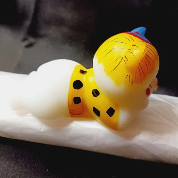 2003 Fenton Glass Centennial Countdown Hand Painted Clown Bear Signed Anderson - Picture 4 of 6